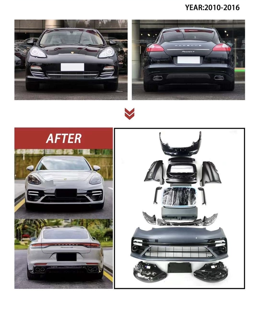 Bodykit nâng đời porsche panamera 970