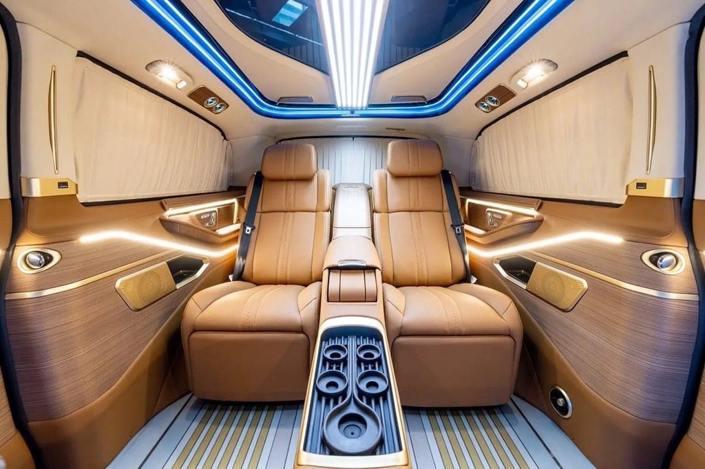 nâng cấp nội thấp limousin cho V class 