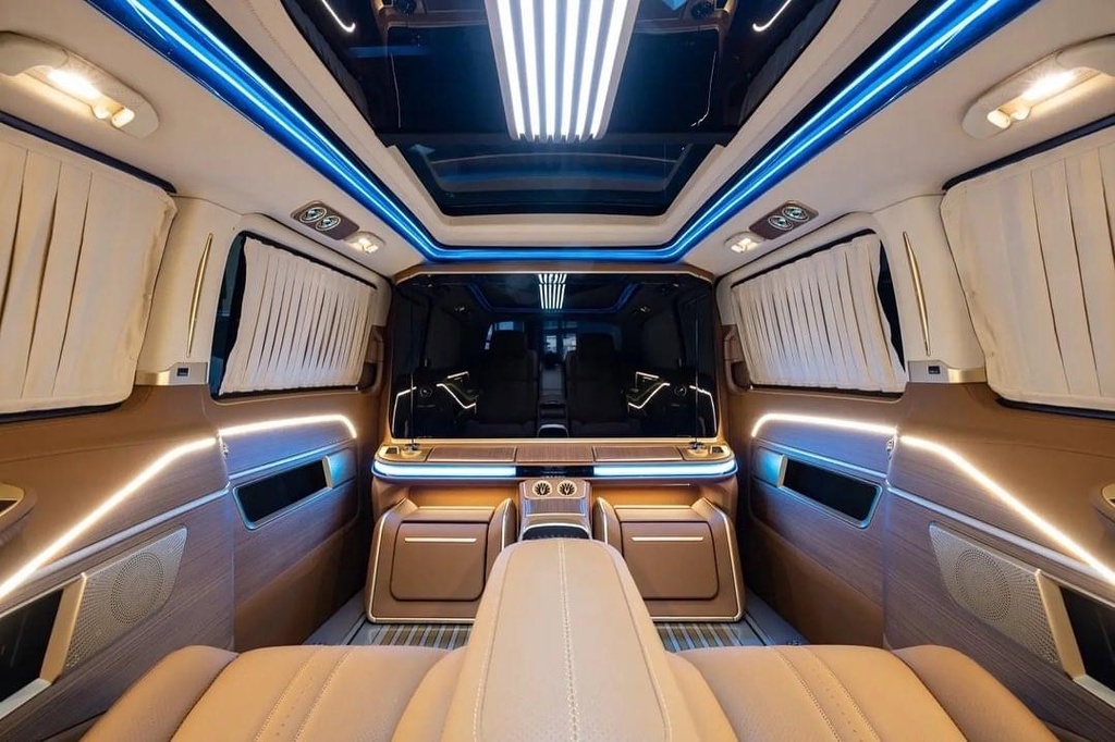 nâng cấp nội thấp limousin cho V class 
