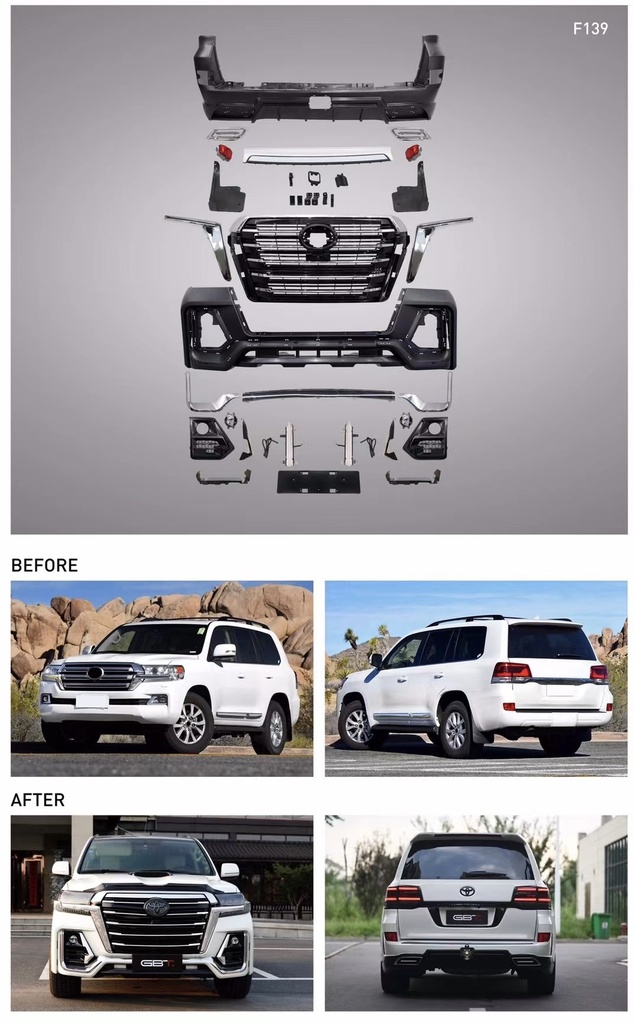 Bodykit LC200 bản BlackEditsion GBT