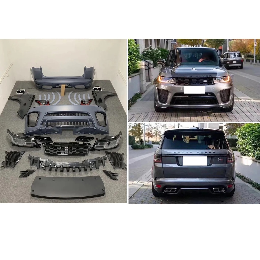 Bodykit nâng đời range rover sport L494 2013-2017 lên 2018-2022 