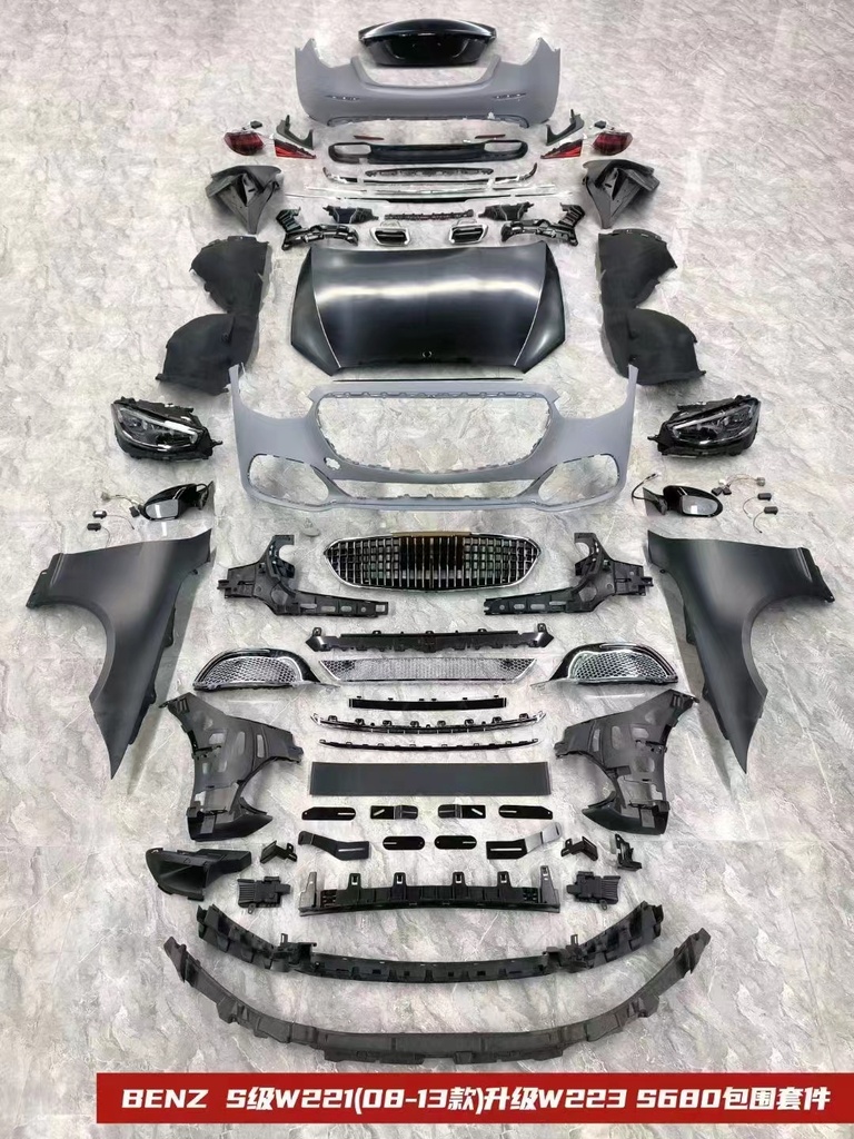Bodykit nâng đời w222/w221 to w223 maybach