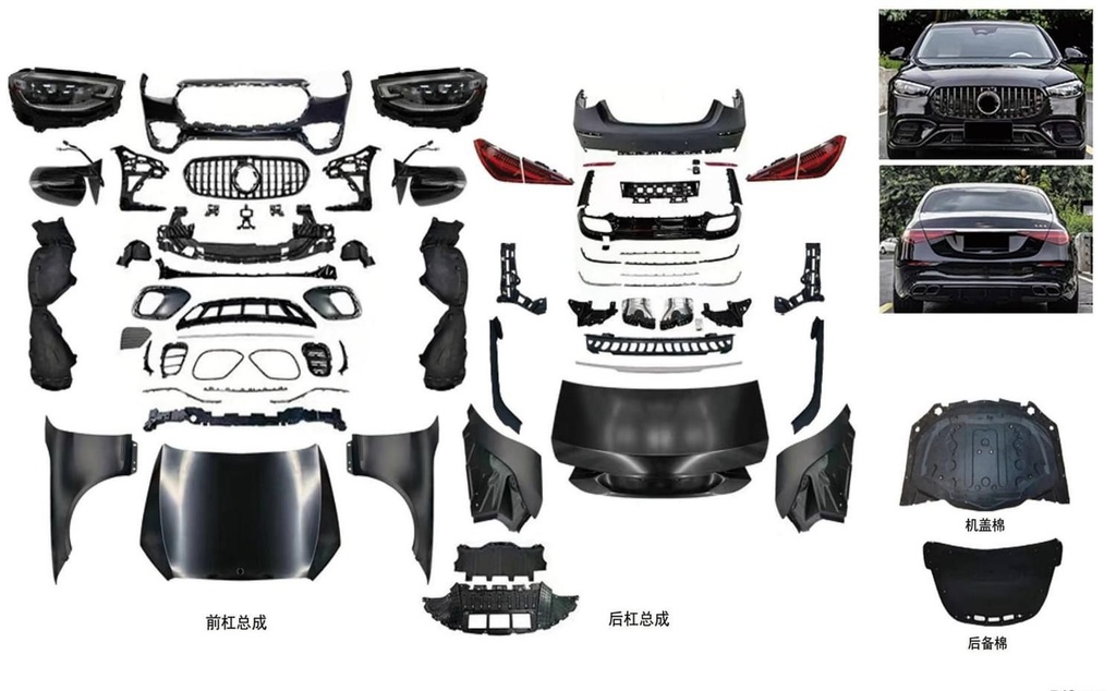 bodykit nâng đời w223 