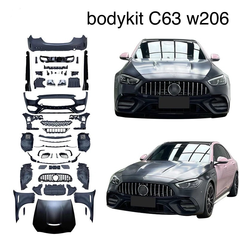 Bodykit C63 amg cho W206 c class 