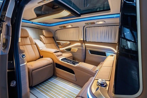 nâng cấp nội thấp limousin cho V class 