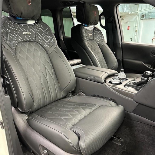Lc300 độ ghế mbs chính gãng dubai đen-trám len