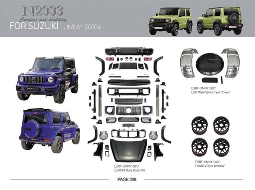 bodykit nâng cấp izusu lên G63 mini