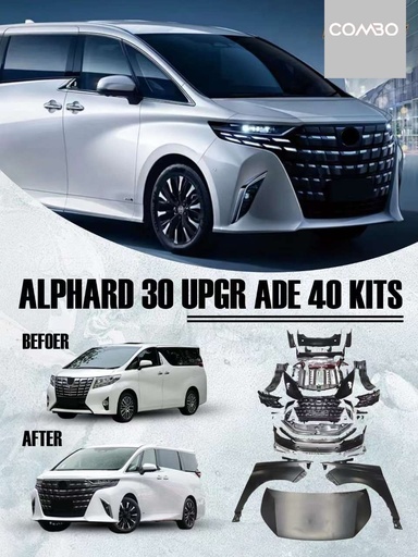 Bodykit nâng đời Toyota Alphard cũ lên 2023+