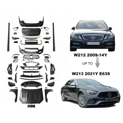 Bodykit nâng đời mercedes e class W212 lên w213 facelift 2022