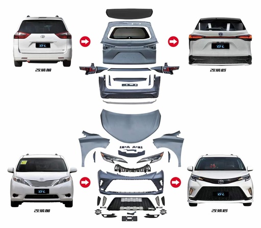 Bodykit nâng đời sienna