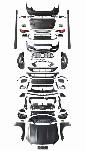 Bodykit nâng đời W213 FL E63 AMG 2022 GBT ( dành cho W211/W212)