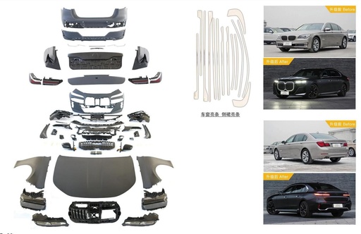 bodykit nâng đời bmw 7series 2024