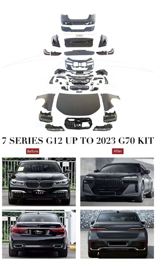 Bodykit nâng đời bmw 7series F02/G11/G12 lên G70 
