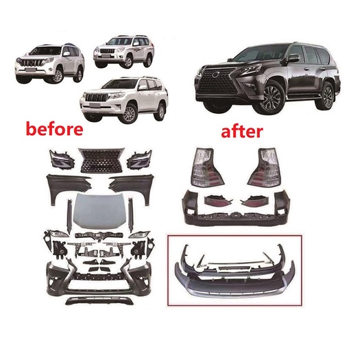 bodykit nâng cấp prado thành gx460