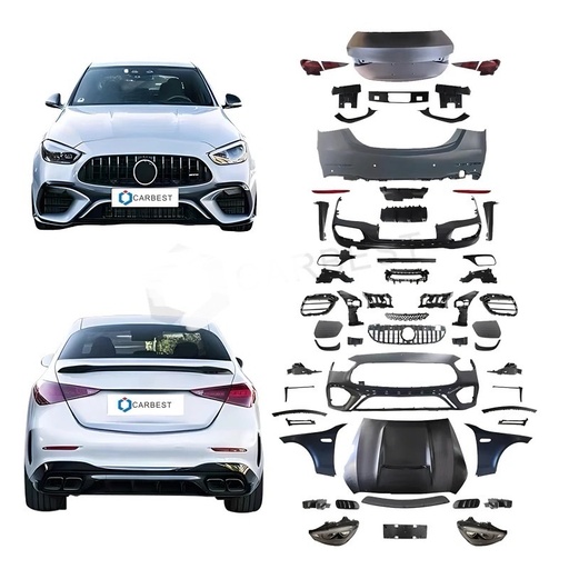 Bodykit nâng đời c class w205/ w204 lên W206 
