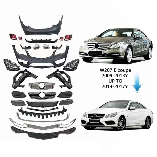 Bodykit nâng đời c class coupe w207 